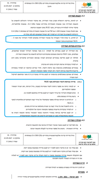 נוהל הבדיקות המתוקן לקרינת רדיו במוסדות חינוך - משופר אבל לא מספק