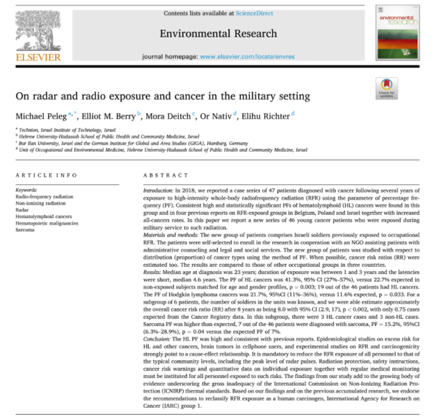 צילום מסך של פרסום המחקר העצמאי - 
https://pubmed.ncbi.nlm.nih.gov/36279918/
https://doi.org/10.1016/j.envres.2022.114610